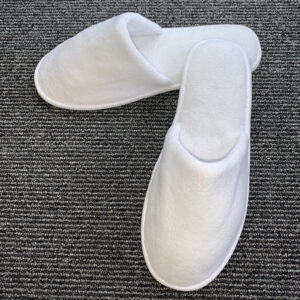 Coral Fleece Slipper in paper bags - Closed Toe 30cm EVA sole