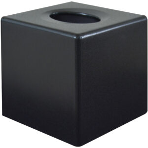 Devon cube Tissue Box Cover - Black