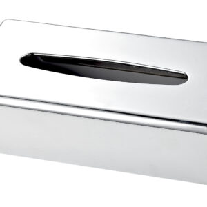 Devon Rectangle Tissue Box Cover - Chrome